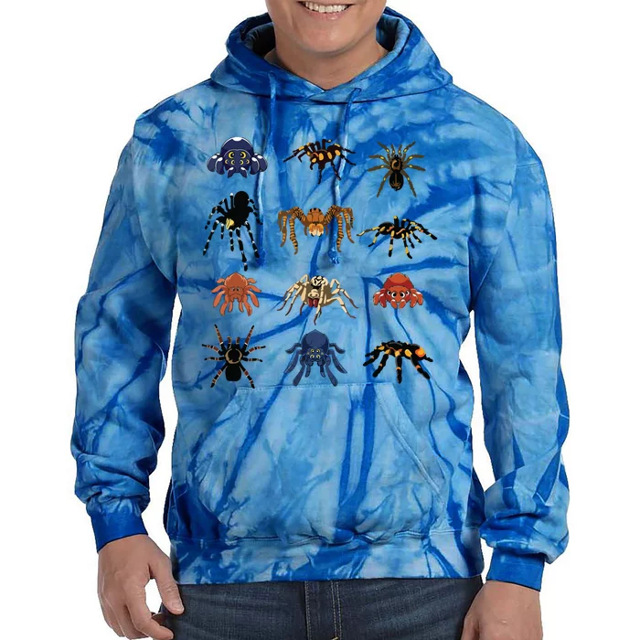 Animal Arachnid Tarantula Arthropod Halloween Gift Spider Tie Dye Hoodie