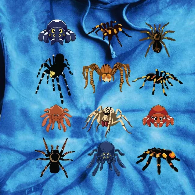 Animal Arachnid Tarantula Arthropod Halloween Gift Spider Tie Dye Hoodie