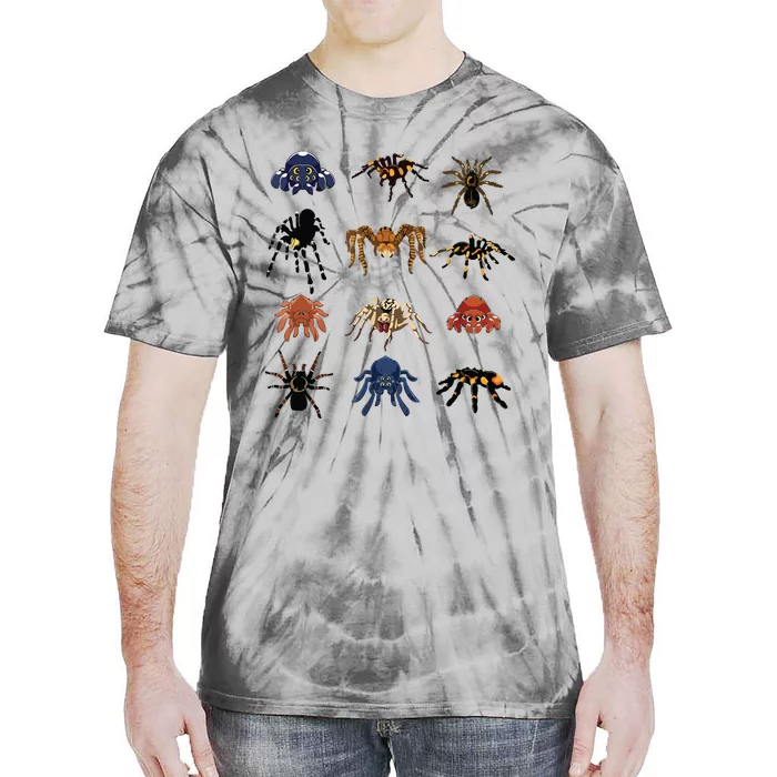 Animal Arachnid Tarantula Arthropod Halloween Gift Spider Tie-Dye T-Shirt