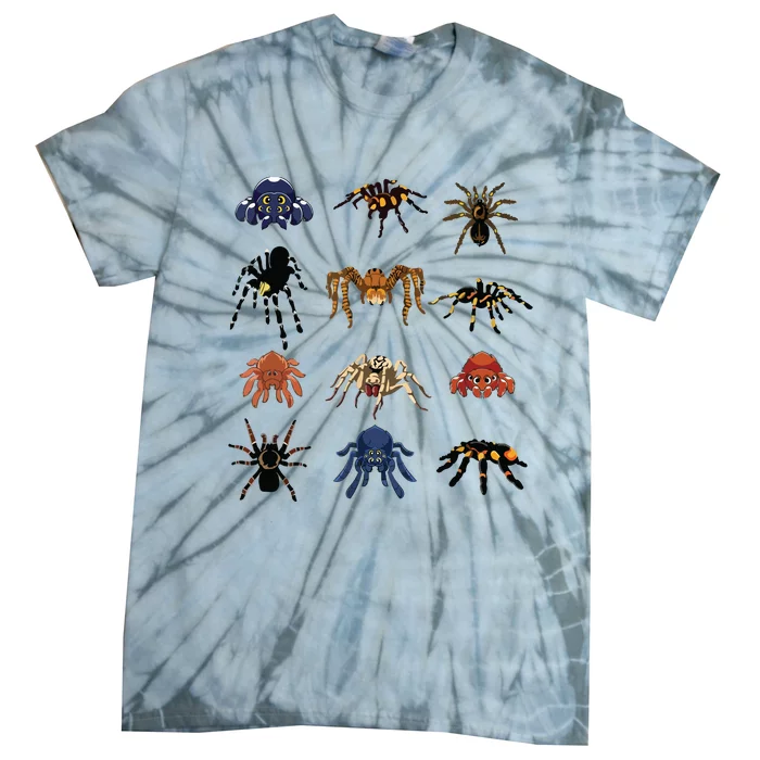 Animal Arachnid Tarantula Arthropod Halloween Gift Spider Tie-Dye T-Shirt