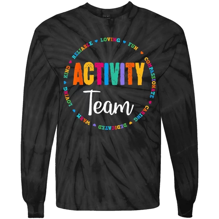 Activity Assistant Team Squad Professionals Week Director Tie-Dye Long Sleeve Shirt