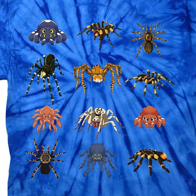 Animal Arachnid Tarantula Arthropod Halloween Gift Spider Tie-Dye T-Shirt