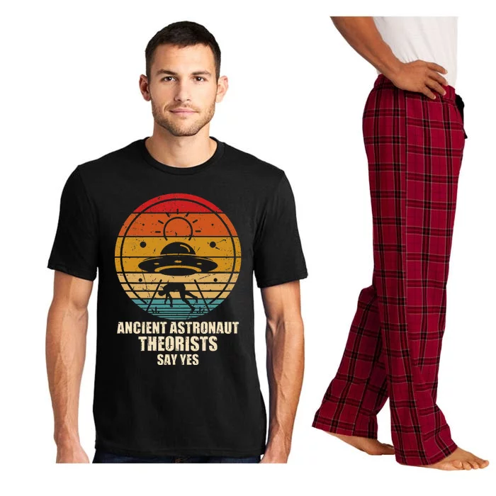 Ancient Astronaut Theorists Say Yes Spaceship Alien Ufos Pajama Set