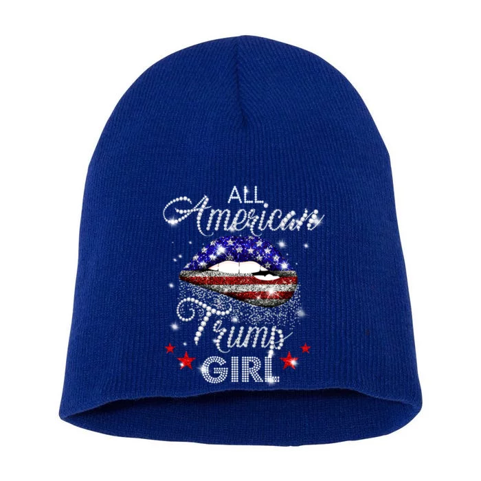 All American Trump Cool Gift Short Acrylic Beanie