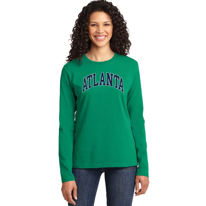 Atlanta Ladies Long Sleeve Shirt