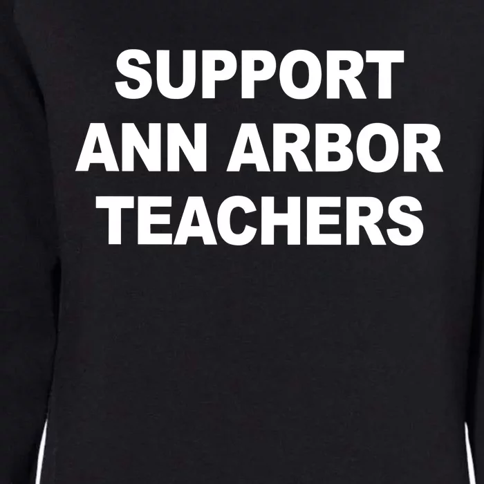 Ann Arbor Teachers Womens California Wash Sweatshirt