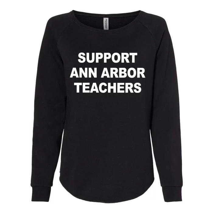 Ann Arbor Teachers Womens California Wash Sweatshirt