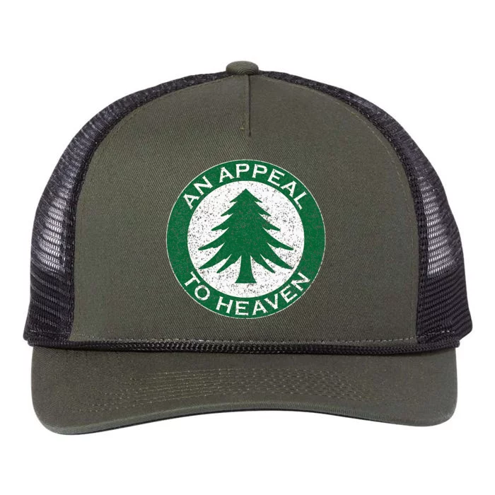 An Appeal To Heaven Flag Pine Tree Flag Roundel New England Retro Rope Trucker Hat Cap