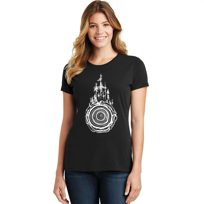 Arborist Arboriculturist Tree Surgeon Chainsaw Women's T-Shirt