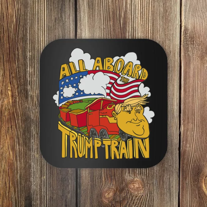 All Aboard Trump Train Coaster