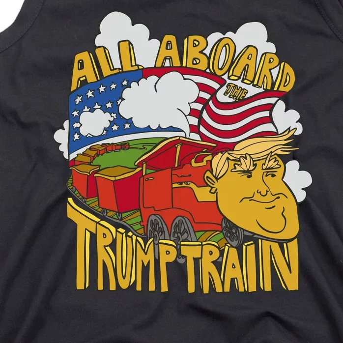 All Aboard Trump Train Tank Top