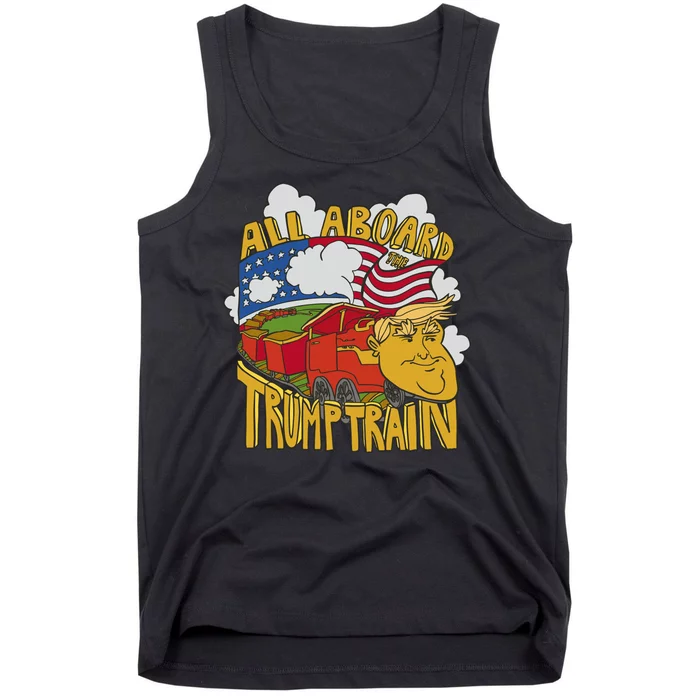 All Aboard Trump Train Tank Top