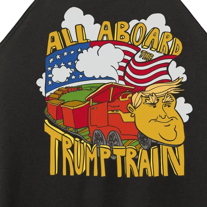 All Aboard Trump Train Women’s Perfect Tri Rocker Tank