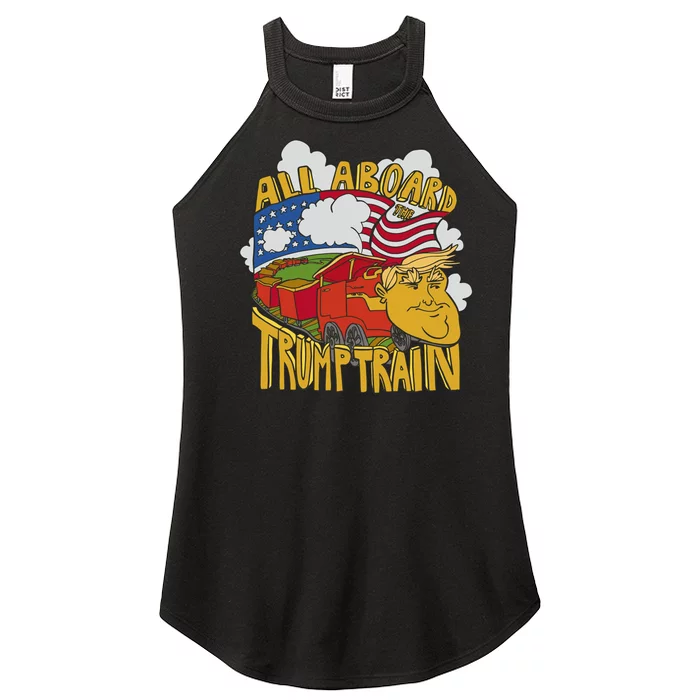 All Aboard Trump Train Women’s Perfect Tri Rocker Tank