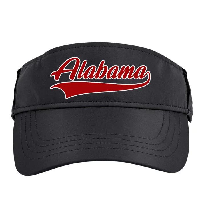 Alabama Al Throwback Design Print Classic Adult Drive Performance Visor