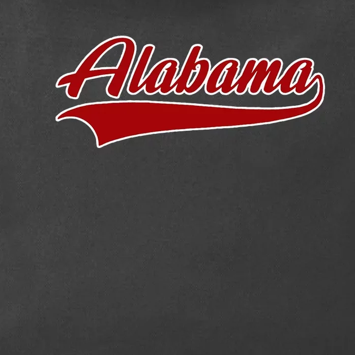 Alabama Al Throwback Design Print Classic Zip Tote Bag