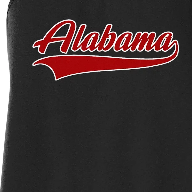 Alabama AL Throwback Women's Racerback Tank