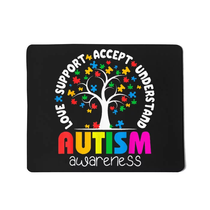 Autism Awareness Teacher Teach Hope Love Inspire Mousepad