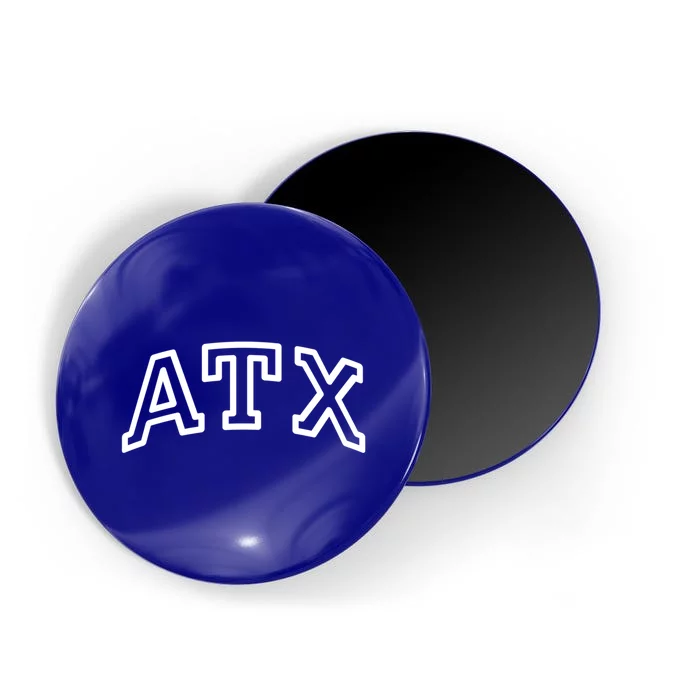 Atx Austin Tx Athletic Design In White Gift Magnet