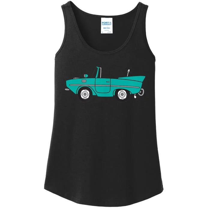 Amphicar Aqua Turquoise Car Boat Owner Collector Ladies Essential Tank