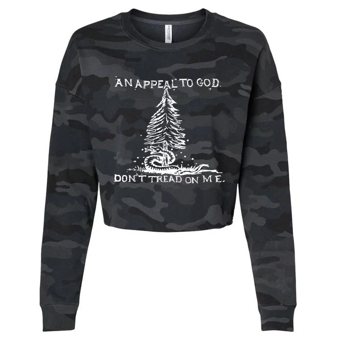 An Appeal To God DonT Tread On Me Cropped Pullover Crew