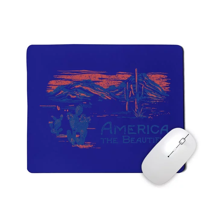 Americana America The Beautiful Landscape Great Gift Mousepad