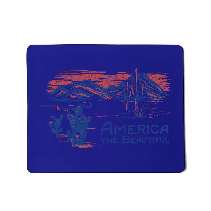 Americana America The Beautiful Landscape Great Gift Mousepad