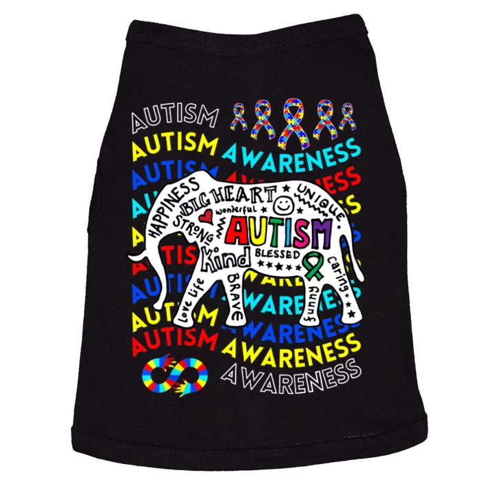 Autism Awareness Teacher Autism Moms And Dads Elephant Doggie Tank