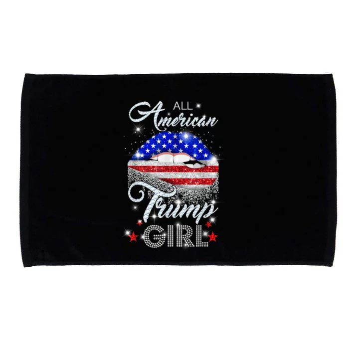 All American Trump Girl Design Microfiber Hand Towel