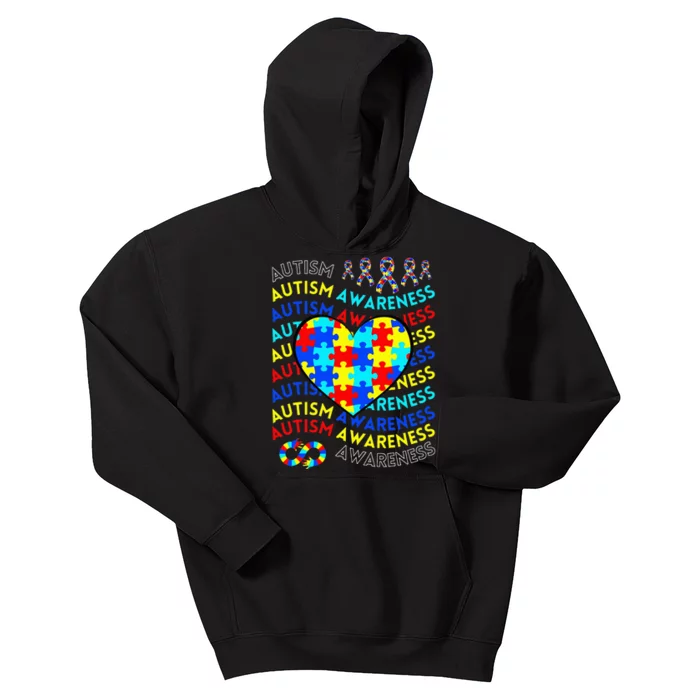 Autism Awareness Teacher Autism Awareness Day T Moms Kids Hoodie