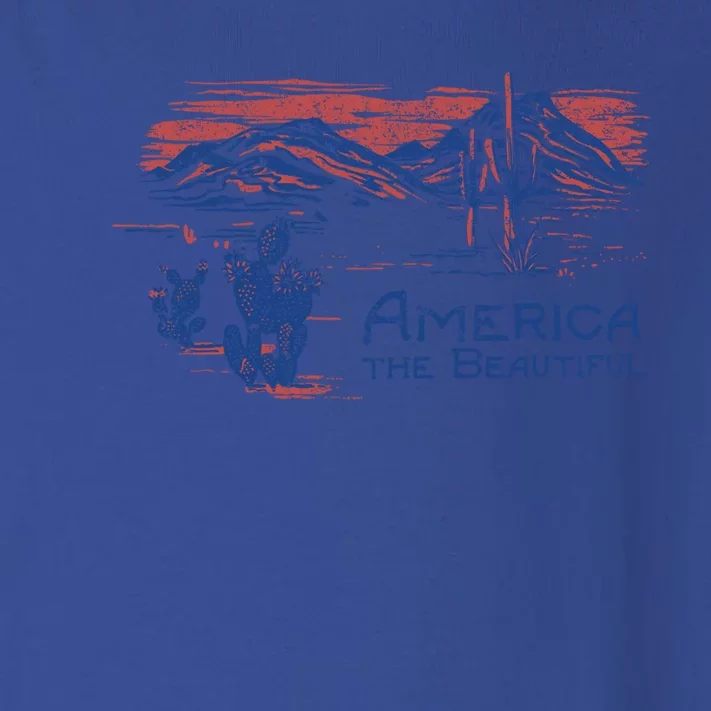 Americana America The Beautiful Landscape Cute Gift Toddler Long Sleeve Shirt