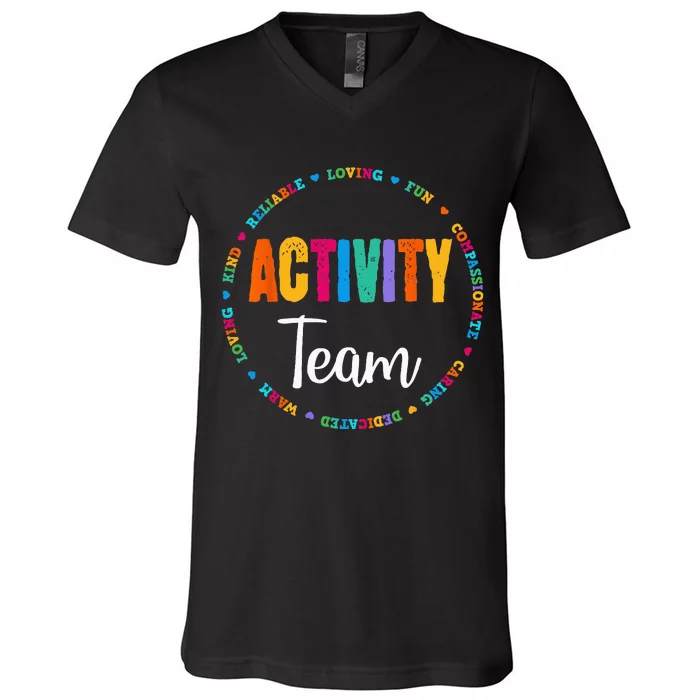 Activity Assistant Team Squad Professionals Week Director V-Neck T-Shirt