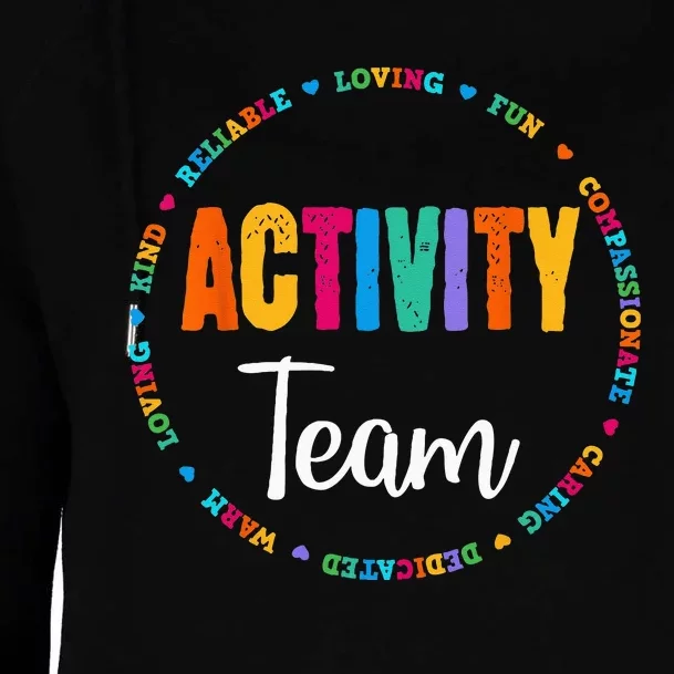 Activity Assistant Team Squad Professionals Week Director Womens Funnel Neck Pullover Hood