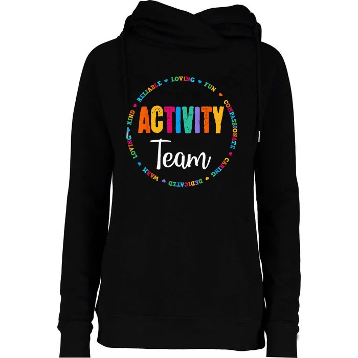 Activity Assistant Team Squad Professionals Week Director Womens Funnel Neck Pullover Hood