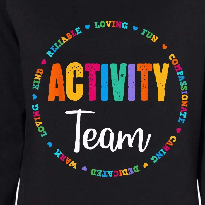 Activity Assistant Team Squad Professionals Week Director Womens California Wash Sweatshirt