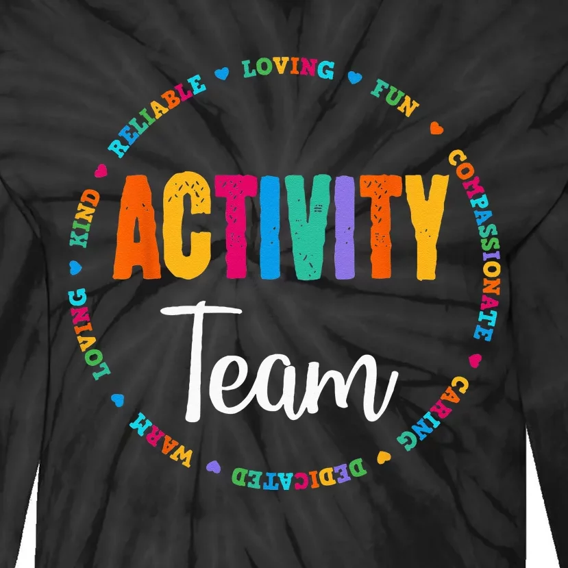 Activity Assistant Team Squad Professionals Week Director Tie-Dye Long Sleeve Shirt