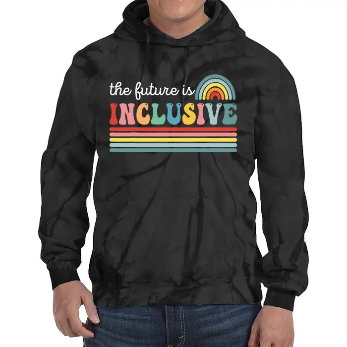 Autism Awareness The Future Is Inclusive Teacher Tie Dye Hoodie