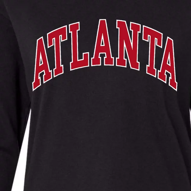 Atlanta Womens Cotton Relaxed Long Sleeve T-Shirt