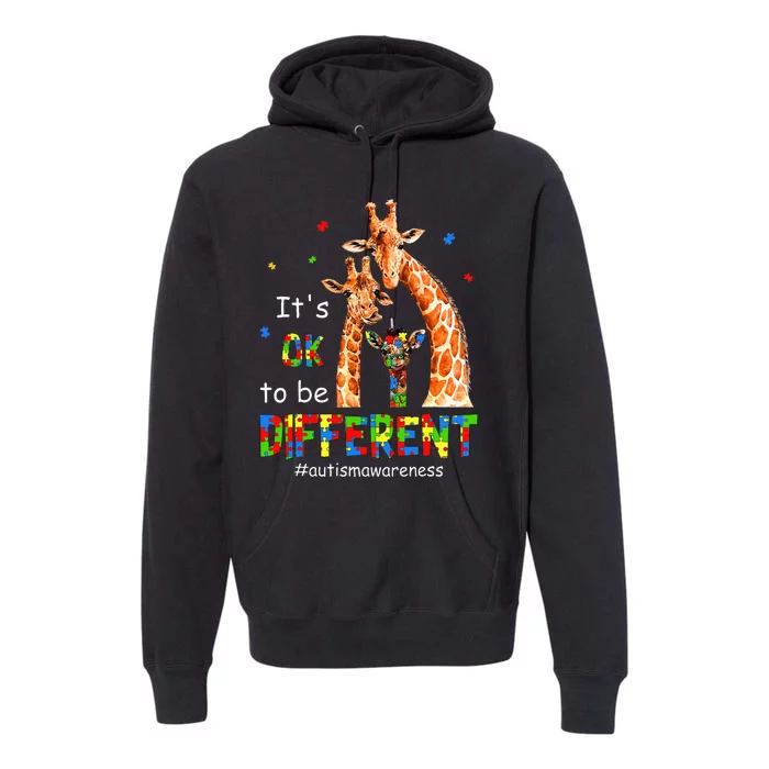 Autism Awareness  Teacher Its Ok To Be Different Premium Hoodie