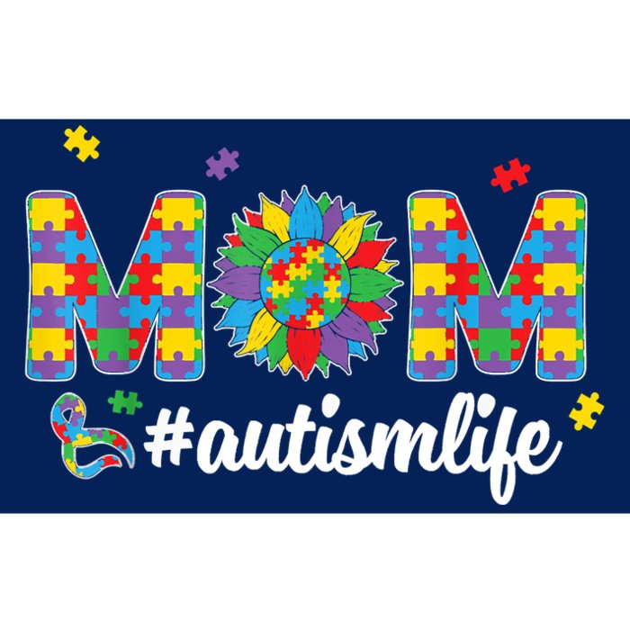 Autism Awareness Tee Mom Life For Autism Mom Bumper Sticker