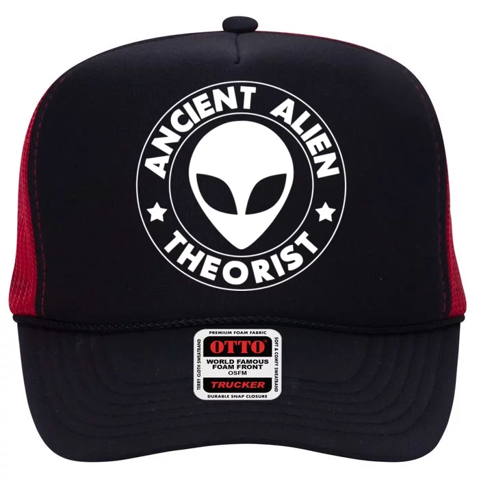 Ancient Alien Theorist High Crown Mesh Trucker Hat