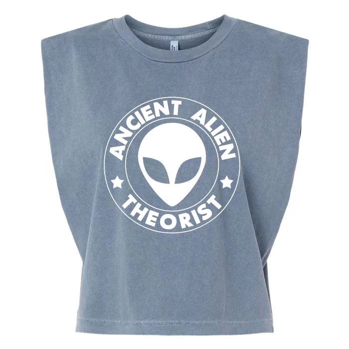 Ancient Alien Theorist Garment-Dyed Women's Muscle Tee