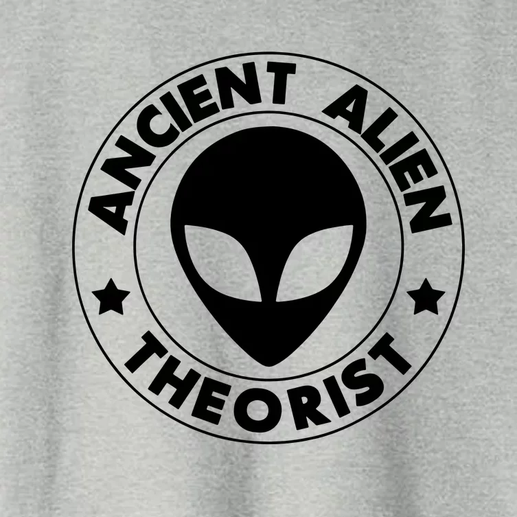 Ancient Alien Theorist Women's Crop Top Tee