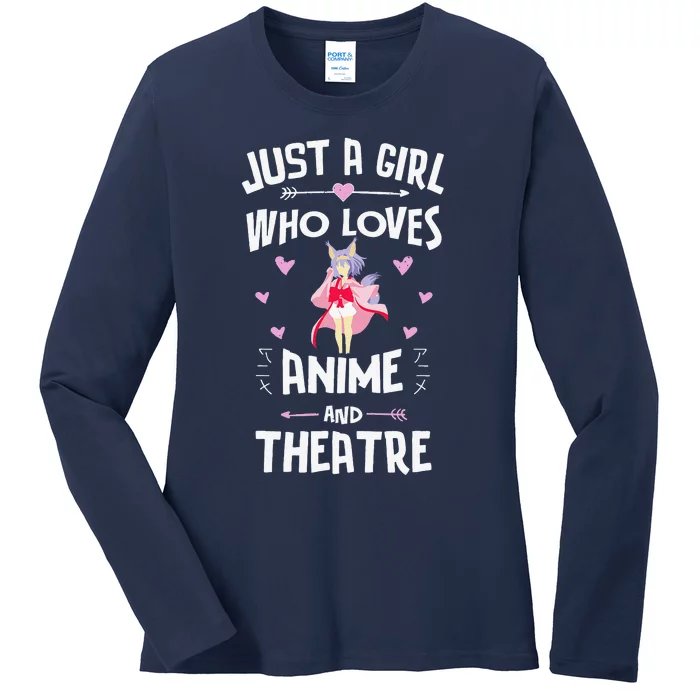 Anime And Theatre Cute Gift Girls Women Ladies Long Sleeve Shirt