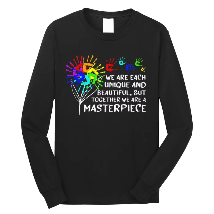 Autism Awareness Unique Masterpiece Cool Parents Gifts Long Sleeve Shirt