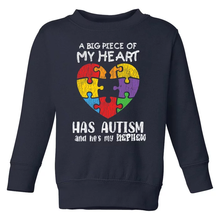 Autism Awareness Uncle Aunt Family Autistic Awareness Toddler Sweatshirt