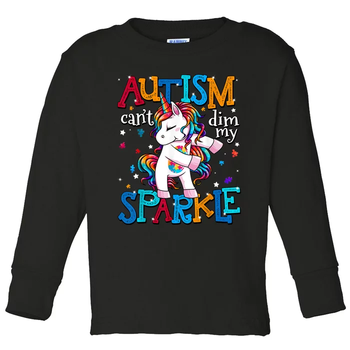 Autism Awareness Unicorn For Autism Mom Toddler Long Sleeve Shirt