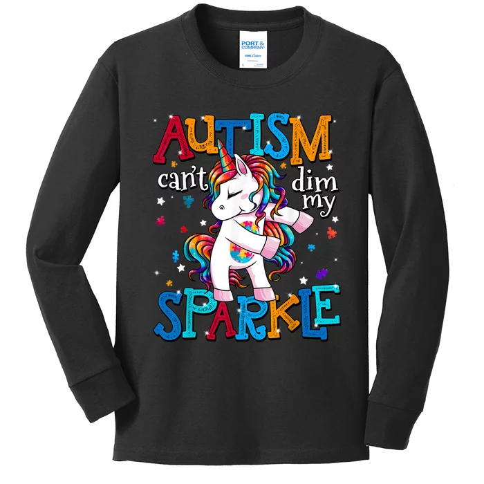 Autism Awareness Unicorn For Autism Mom Kids Long Sleeve Shirt