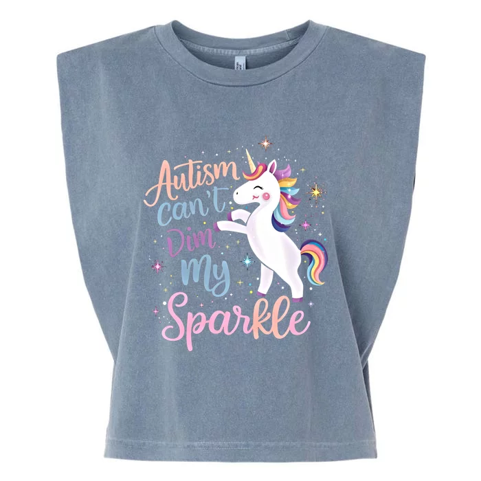 Autism Awareness Unicorn Gift Utism Mom Meaningful Gift Garment-Dyed Women's Muscle Tee