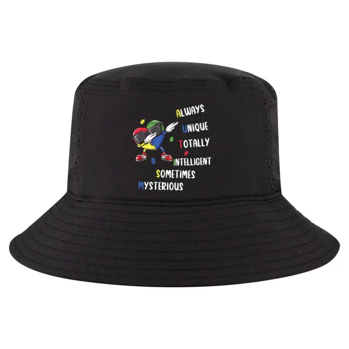 Autism Always Unique Autism Awareness Acceptance Cool Comfort Performance Bucket Hat